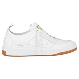 Golden Goose-Yeah Leather Sneakers-White