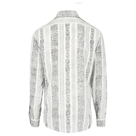 Saint Laurent-Striped Bandana Print Shirt-Multiple colors