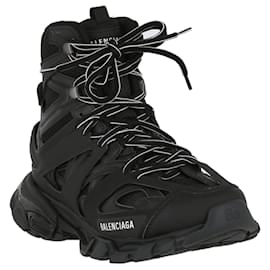 Balenciaga-Balenciaga Mens Track Hike Sneakers-Black