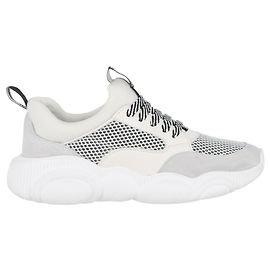 Sneakers Moschino Teddy Mesh Panel Bianco