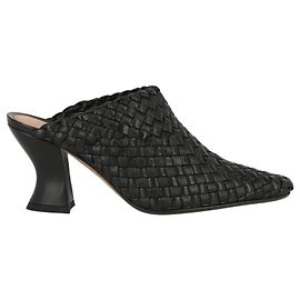 Bottega Veneta Intrecciato Mules Black