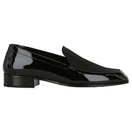 Saint Laurent-Henry Patent Leather Loafers-Black