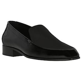 Saint Laurent-Henry Patent Leather Loafers-Black