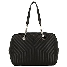 Saint Laurent Borsa da bowling Joan Matelassé Nero