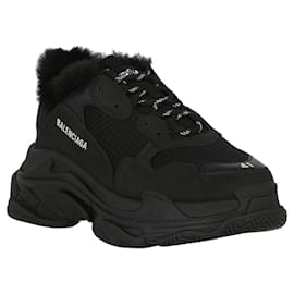 Balenciaga-Balenciaga Triple S Sneakers-Black