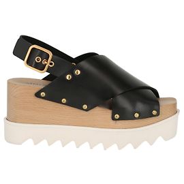 Stella Mc Cartney Sandali con plateau Percy di Stella McCartney Nero