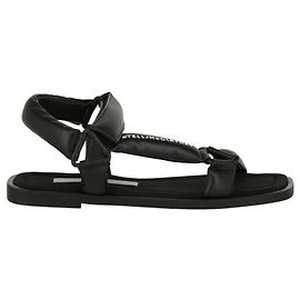 Stella Mc Cartney Sandali con logo Hemera di Stella McCartney Nero