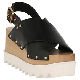 Stella Mc Cartney-Percy Platform Sandals-Black