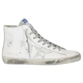 Golden Goose-Francy Leather Sneakers-White