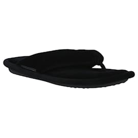 Balenciaga-Mens Velvet Sandals-Black