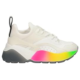 Stella Mc Cartney-Sneakers Eclypse Fluo-Bianco