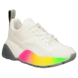 Stella Mc Cartney-Sneakers Eclypse Fluo-Bianco