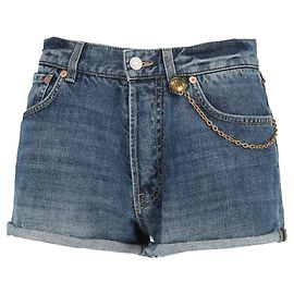Givenchy Shorts jeans de elos de corrente Azul