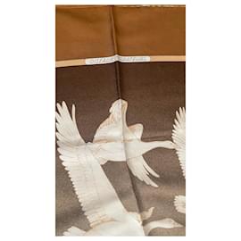Hermès-Hermès square-Light brown