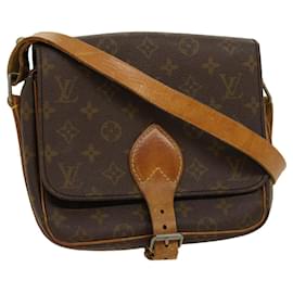 Louis Vuitton-LOUIS VUITTON Monogram CartouchiereMM Shoulder Bag Vintage M51253 LV Auth rd2643-Other