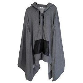 T By Alexander Wang Cape poncho Noir Gris