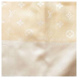 Louis Vuitton-Monogram Silk Scarf-Golden