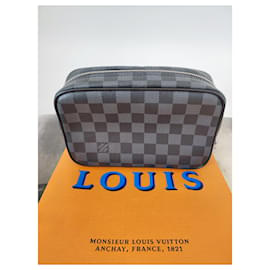 Louis Vuitton-Wallets Small accessories-Dark grey