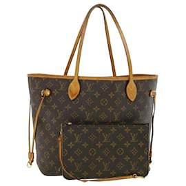 Louis Vuitton-LOUIS VUITTON Monogram Neverfull MM Tote Bag M40156 LV Auth hs1185-Other