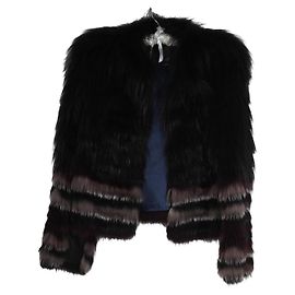 Yigal Azrouel fur jacket Black