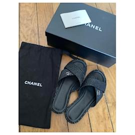 Chanel-Chanel mulas-Negro