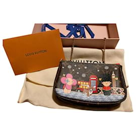Louis Vuitton-London Accessoires Mini-Tasche-Dunkelbraun