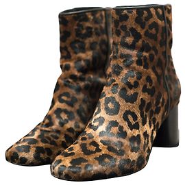Sandro Botas Leopardo Estampa de leopardo