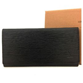 Louis Vuitton Yen Holder Black Epi Leather Black