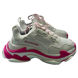 Taille Balenciaga Classic Triple S 39 Rose Blanc
