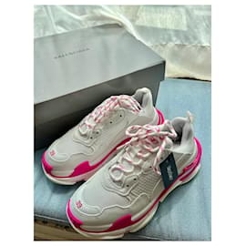 Balenciaga-Balenciaga Classic Triple S size 39-Pink,White