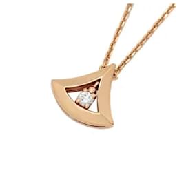 Bulgari-*Bvlgari Diva Dream Openwork Diamond Necklace K18 Rose Gold Pink Gold 354362-Other