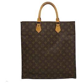 Louis Vuitton-LOUIS VUITTON Monogram Sac Plat Hand Bag M51140 LV Auth rd2635-Other