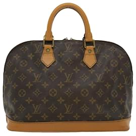 Louis Vuitton-Bolso de mano Alma con monograma LOUIS VUITTON M51130 LV Auth ar7341-Otro