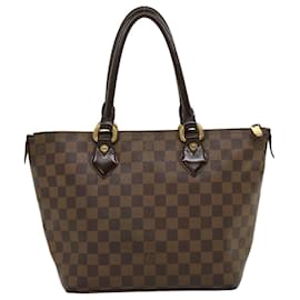 Louis Vuitton-LOUIS VUITTON Damier Ebene Saleya PM Tote Bag N51183 LV Auth pt4021-Other