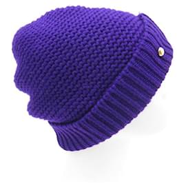 Louis Vuitton-NEW HAT LOUIS VUITTON TWIST AMETHYST M73914 IN PURPLE WOOL NEW HAT-Purple