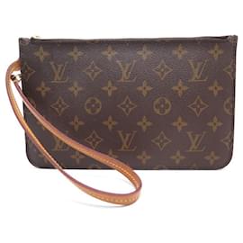 Louis Vuitton-NOVA BOLSA LOUIS VUITTON PARA NEVERFULL BOLSA DE LONA MONOGRAMA BOLSA DE EMBREAGEM-Marrom