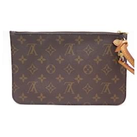 Louis Vuitton-NOVA BOLSA LOUIS VUITTON PARA NEVERFULL BOLSA DE LONA MONOGRAMA BOLSA DE EMBREAGEM-Marrom