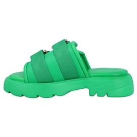 Bottega Veneta-Bottega Veneta Damen Flash Sandalen aus grünem Lammleder-Grün