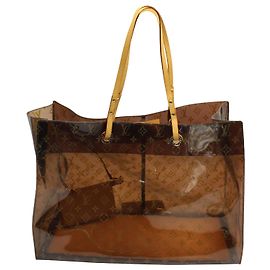 Bolsa Louis Vuitton Ambre Cruise em PVC marrom Marrom