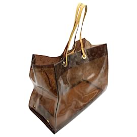 Louis Vuitton-Louis Vuitton Ambre Cruise Tote Bag in Brown PVC-Brown
