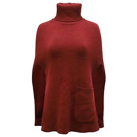 Cape Luxe Col Roulé Joseph en Cachemire Bordeaux Bordeaux