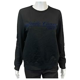 Chanel - 2017 Schwarzes Gabrielle Chanel Coco Script Sweatshirt Schwarz