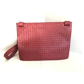 Bottega Veneta-Bottega veneta messenger dag-Dark red