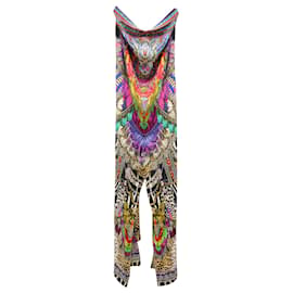 Camilla-Camilla Tie Waist Strapless Jumpsuit Guardians Of The Sun in Multicolor Silk-Other