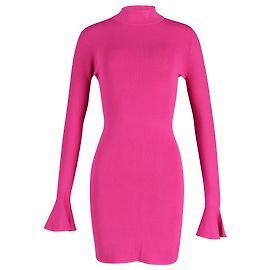 Abito Michael Kors con maniche a campana in viscosa rosa Rosa