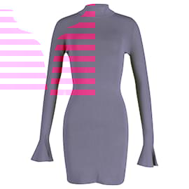 Michael Kors-Michael Kors Bell-sleeve Dress in Pink Viscose-Pink