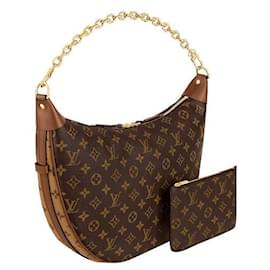 Louis Vuitton-Sac LV Loop Hobo monogramme inversé-Marron