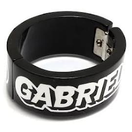 Chanel-* CHANEL Gabriel Bangle Bracelet-Black,White
