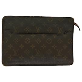 Louis Vuitton-LOUIS VUITTON Monogram Pochette Homme Clutch Bag M51795 LV Auth tp359-Other