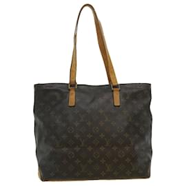 Louis Vuitton-LOUIS VUITTON Monogram Cabas Mezzo Tote Bag M51151 LV Auth ar7397-Other